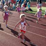 Luciano Marano | Bainbridge Island Review - The third Kiwanis All-Comers Track Meet saw speedy participants from every age hit the track at Bainbridge High School Monday.                                 Luciano Marano | Bainbridge Island Review - The third Kiwanis All-Comers Track Meet saw speedy participants from every age hit the track at Bainbridge High School Monday.                                 Luciano Marano | Bainbridge Island Review - The third Kiwanis All-Comers Track Meet saw speedy participants from every age hit the track at Bainbridge High School Monday.