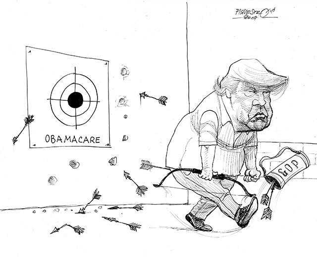 Trump’s 28th week in office | In cartoons