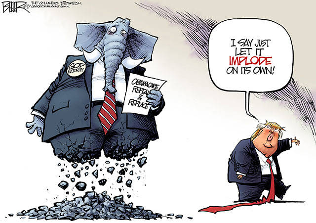 Trump’s 28th week in office | In cartoons