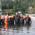 Island swimmers tackle daunting Seattle crossing