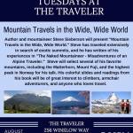 Tuesdays at the Traveler: Taking it to the top with mountaineer Steve Sieberson