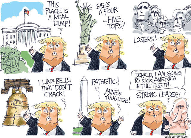 Trump’s 29th week in office | In cartoons