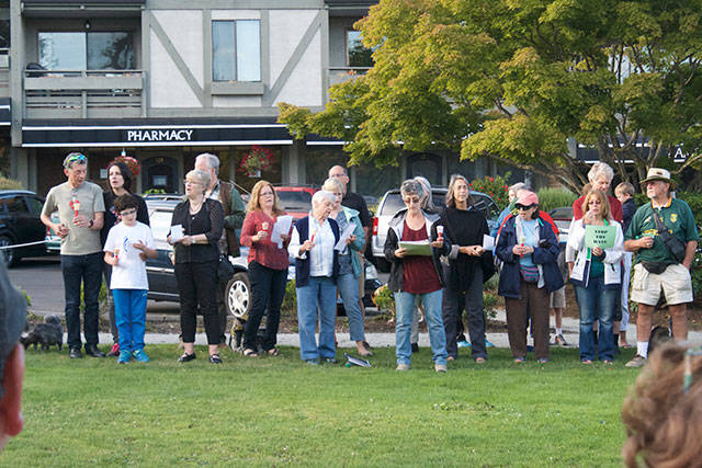 Bainbridge vigil against hate | Photo gallery