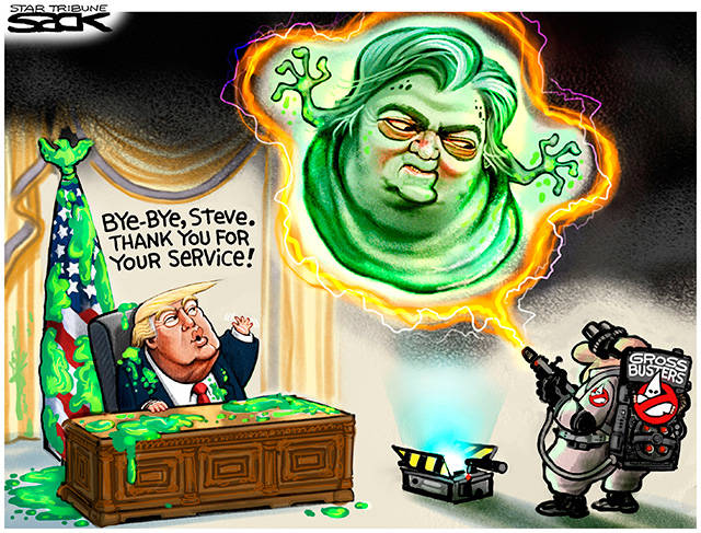 Trump’s 31st week in office | In cartoons