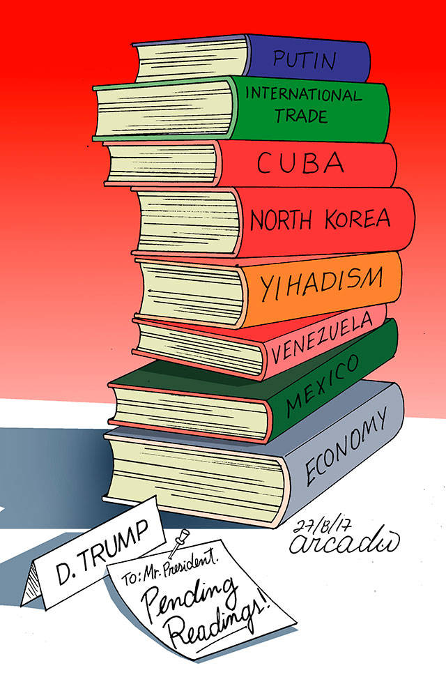 Trump’s 32nd week in office | In cartoons