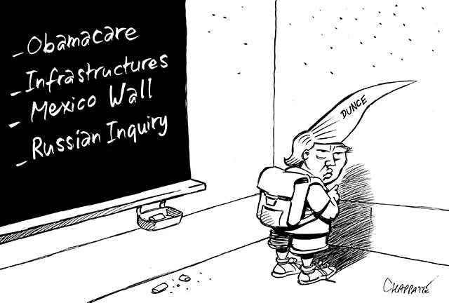 Trump’s 32nd week in office | In cartoons