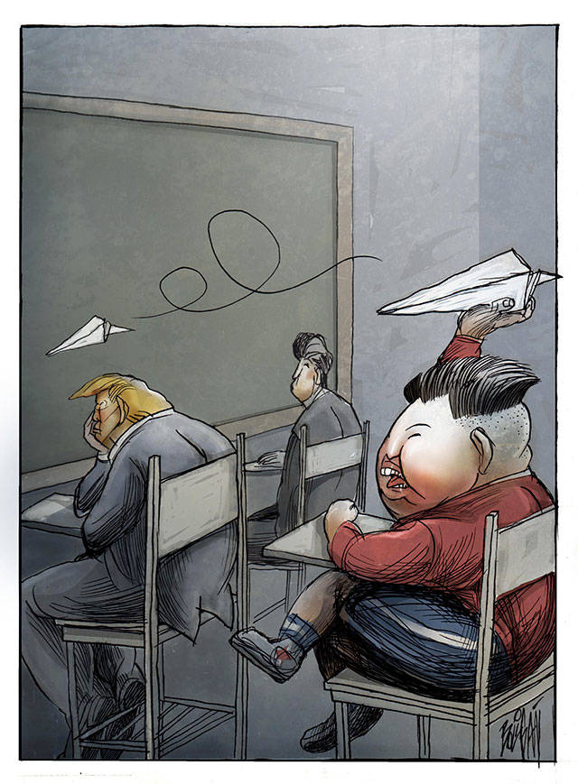 Trump’s 34th week in office | In cartoons