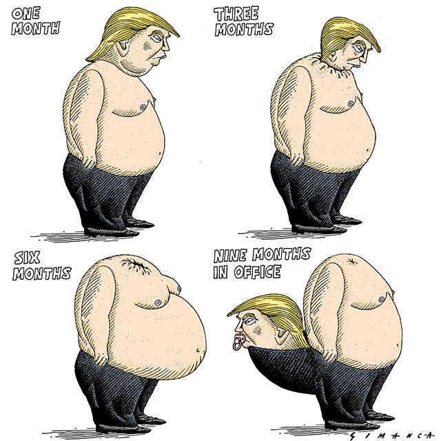Trump’s 35th week in office | In cartoons