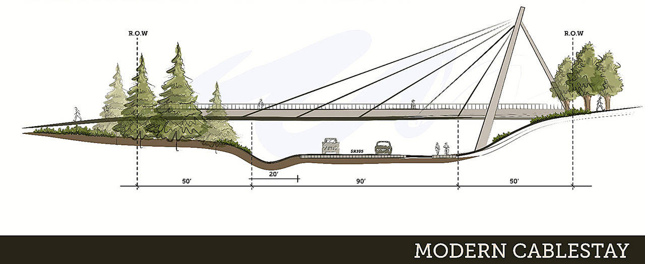 City presents potential design ideas for 305 bridge