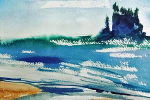 Art walk at the library features work by David Repyak