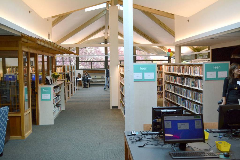 The newly-redesigned main floor. (Mark Krulish/Kitsap News Group)