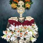 Art walk at the library features art from Araceli Cruz