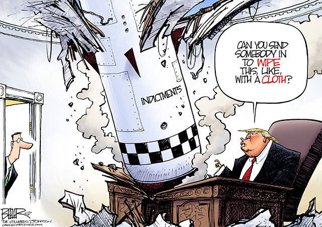 Trump’s 41st week in office | In cartoons