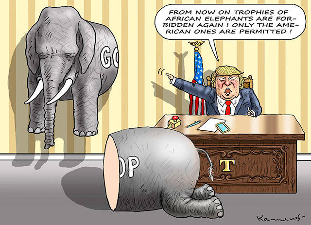 Trump’s 44th week in office | In cartoons