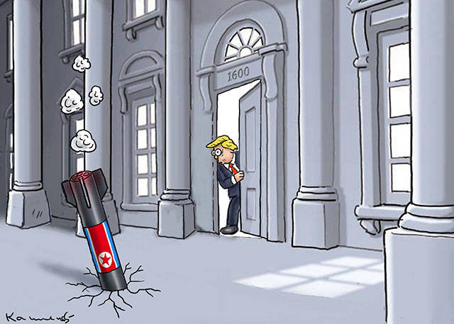 Trump’s 45th week in office | In cartoons