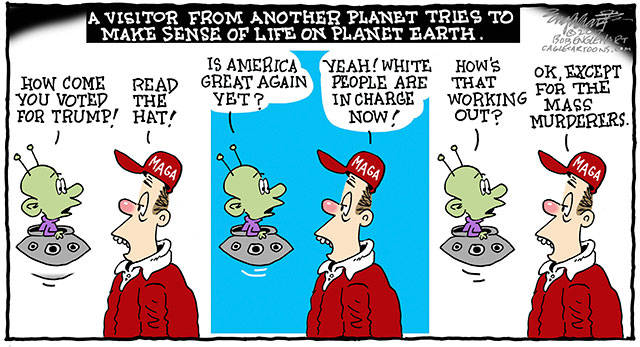 Trump’s 45th week in office | In cartoons