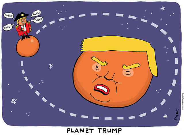 Trump’s 45th week in office | In cartoons