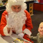 Kids have fun at museum playtime with Santa