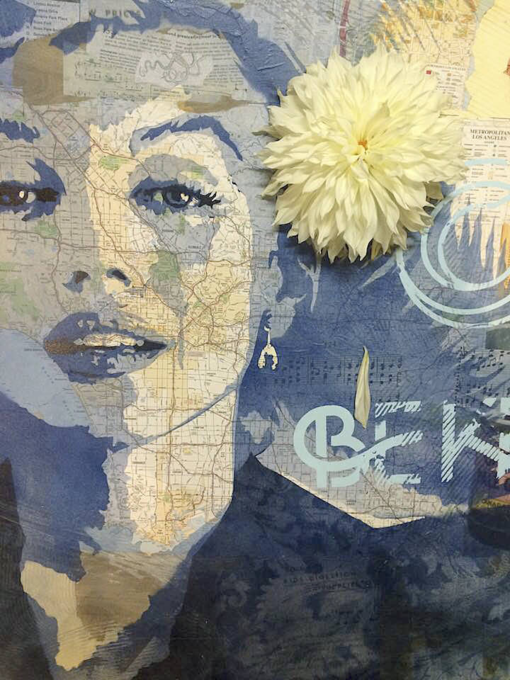 This piece is titled Music on my veins, and is about the impact of ones surroundings. (Photo courtesy of Cory Bennett)