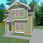 A design drawing of a single-family home in Madison Place. (Image courtesy of the city of Bainbridge Island)