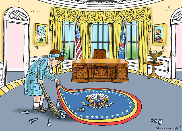 Trump’s 51st week in office | In cartoons