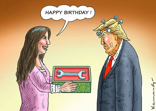 Trump’s 51st week in office | In cartoons