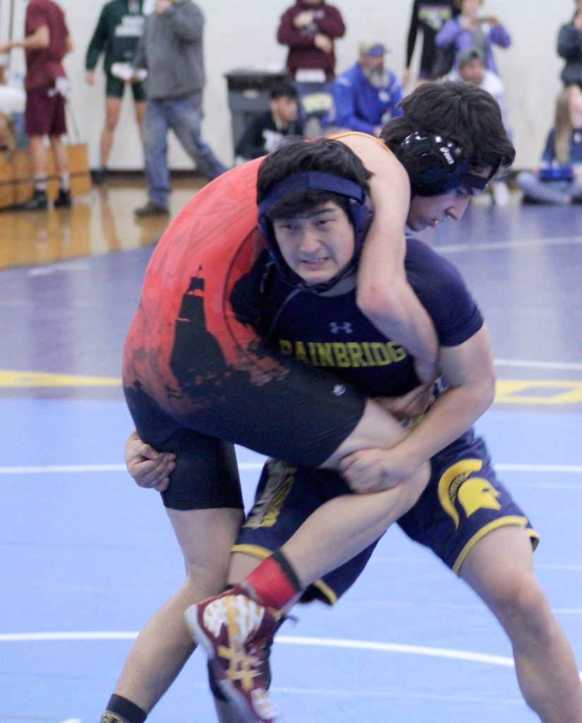Bainbridge grapplers wrestle to fifth place at 2018 Island Invitational | Photo gallery