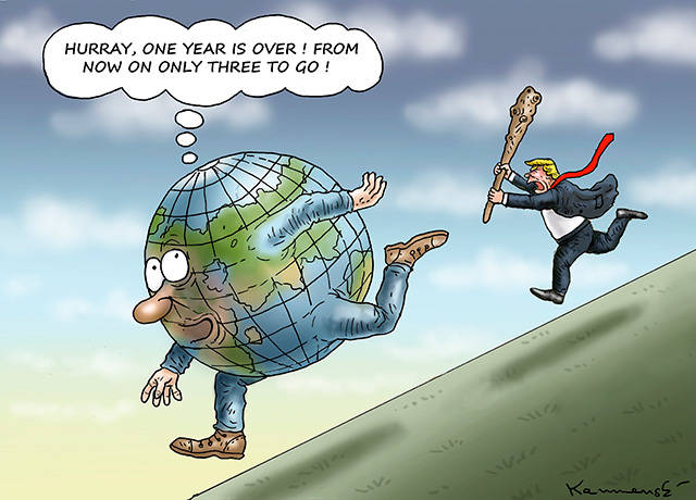 Trump’s 52nd week in office | In cartoons