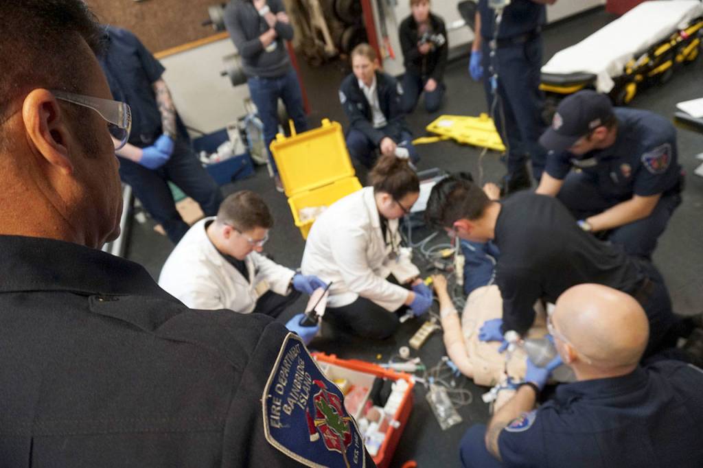 Set for the worst: BIFD hosts ‘Mega Code’ paramedic training | Photo gallery