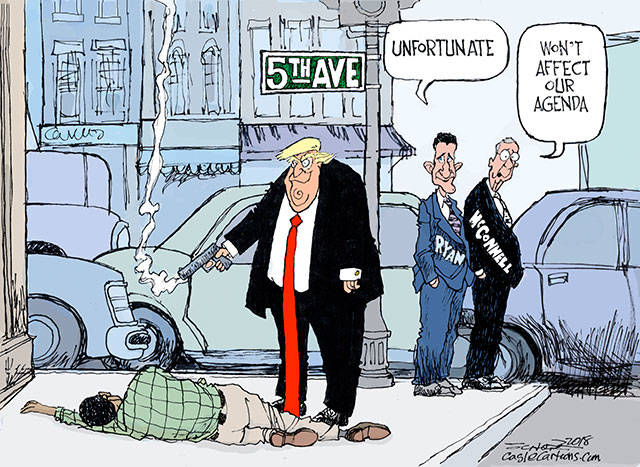 Trump’s 54th week in office | In cartoons