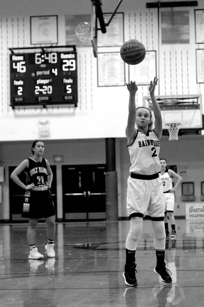 Bainbridge girls push past Cougars 63-45 in first postseason performance