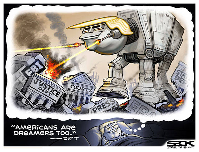 Trump’s 55th week in office | In cartoons