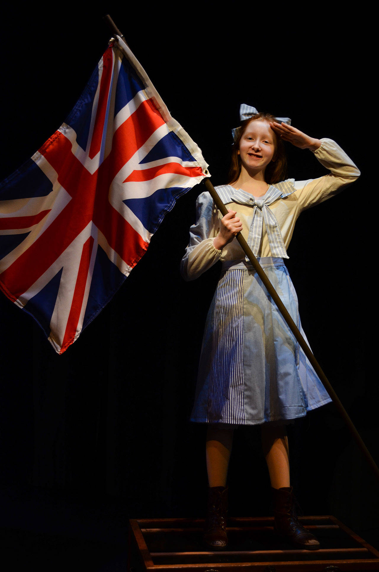Sophie Eldridge stars as Molly Aster in the BPA production of Peter and the Starcatcher. (Photo courtesy of Bainbridge Performing Arts)