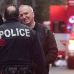 School lockdown leads to frantic manhunt | Photo gallery