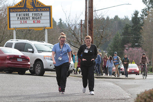 Bainbridge students walk out of class in national day of unity for school security | Photo gallery