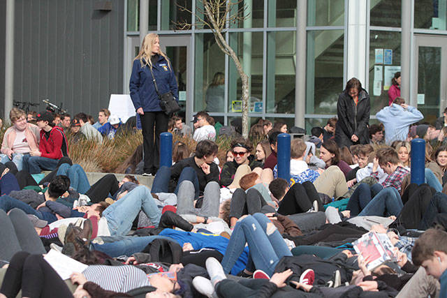 Bainbridge students walk out of class in national day of unity for school security | Photo gallery
