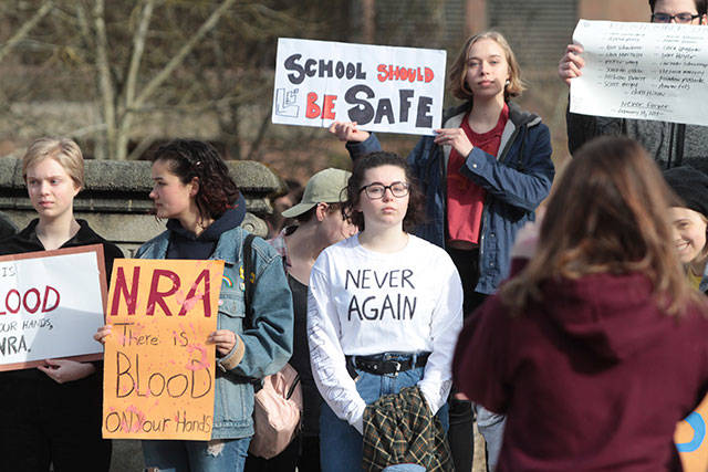 Bainbridge students walk out of class in national day of unity for school security | Photo gallery