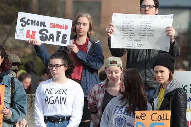 Bainbridge students walk out of class in national day of unity for school security | Photo gallery