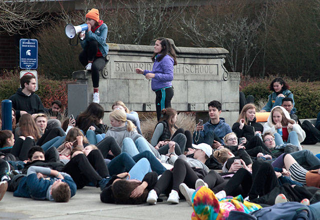 Bainbridge students walk out of class in national day of unity for school security | Photo gallery