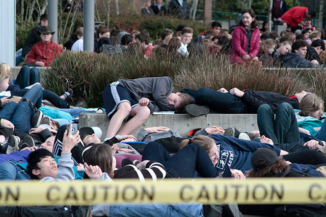 Bainbridge students walk out of class in national day of unity for school security | Photo gallery