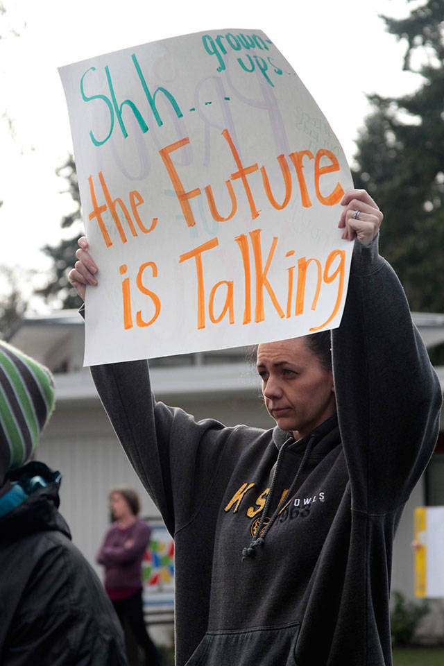 Bainbridge students walk out of class in national day of unity for school security | Photo gallery