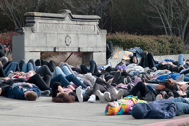 Bainbridge students walk out of class in national day of unity for school security | Photo gallery