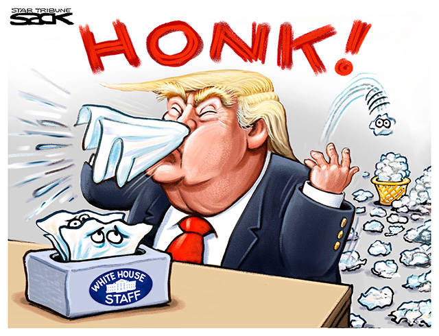 Trump’s 60th week in office | In cartoons