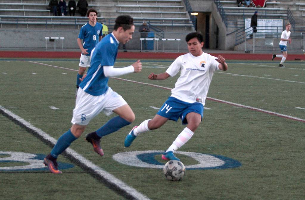 Spartan boys suffer against Seattle Prep in soccer setback | Photo gallery