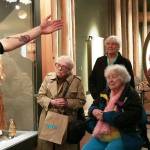 IVC volunteers join islanders on a tour of the Suquamish Museum to represent Life Enrichment. (Photo courtesy of IVC)