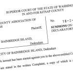 City of Bainbridge Island hit with lawsuit over new development rules