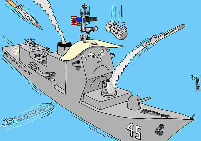 Trump’s 64th week in office | In cartoons