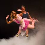 Photo courtesy of Bainbridge Performing Arts | Justine Stillwell and Nate McVicker star as Kira and Sonny in the upcoming Bainbridge Performing Arts production of Xanadu, opening Friday, May 4.