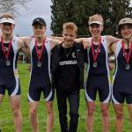 Bainbridge rowers bag medals at Brentwood regatta