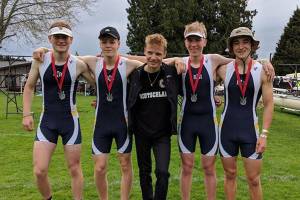 Bainbridge rowers bag medals at Brentwood regatta